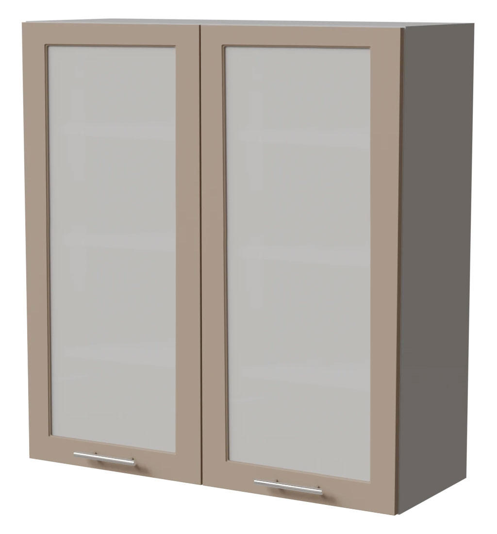 HÄNGESCHRANK Brerra W4S/90 Grau / RAL 1019 graubeige Matt 90 / 32,5 / 96cm - Graubraun/Grau, Holz/Holzwerkstoff (90/96/32.5cm) - Feldmann-Wohnen