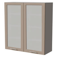 HÄNGESCHRANK Brerra W4S/90 Grau / RAL 1019 graubeige Matt 90 / 32,5 / 96cm - Graubraun/Grau, Holz/Holzwerkstoff (90/96/32.5cm) - Feldmann-Wohnen