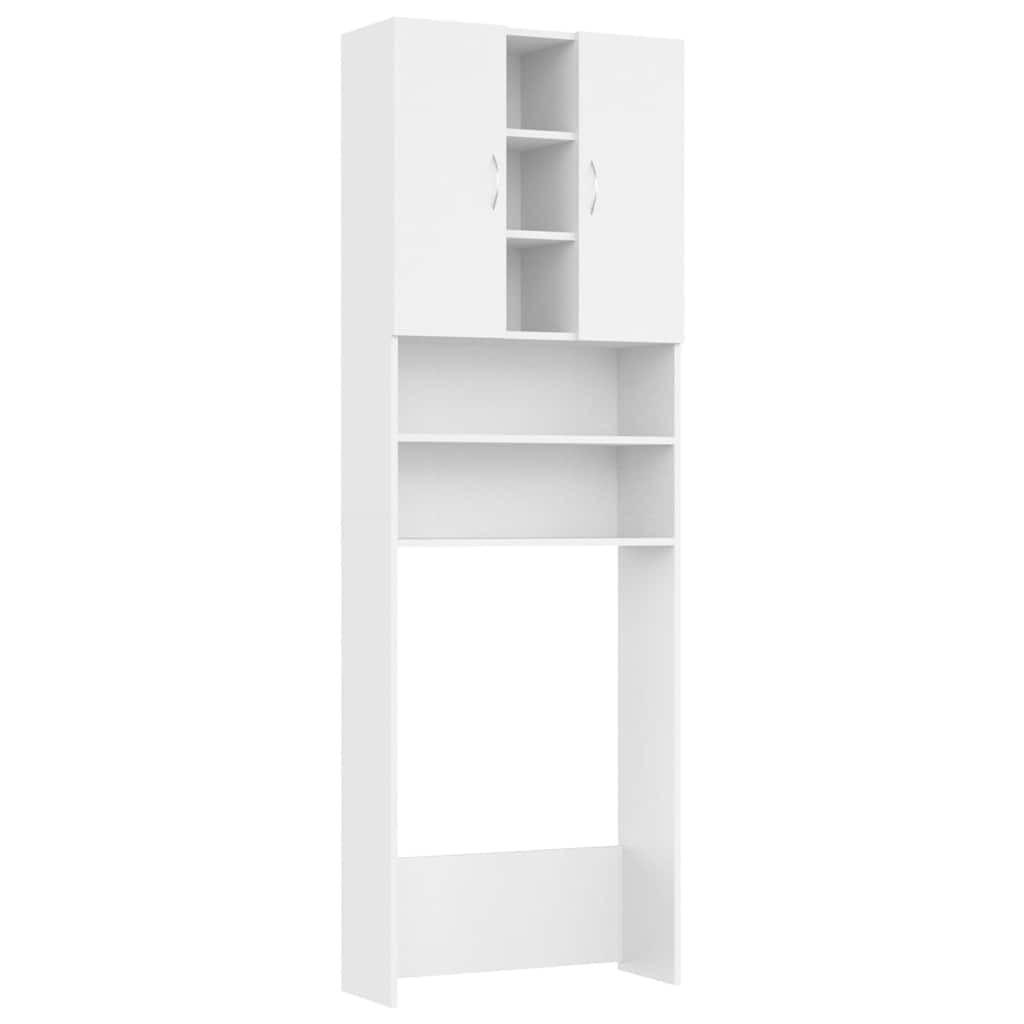 vidaXL Waschmaschinenschrank Weiß 25.5x190x64 cm