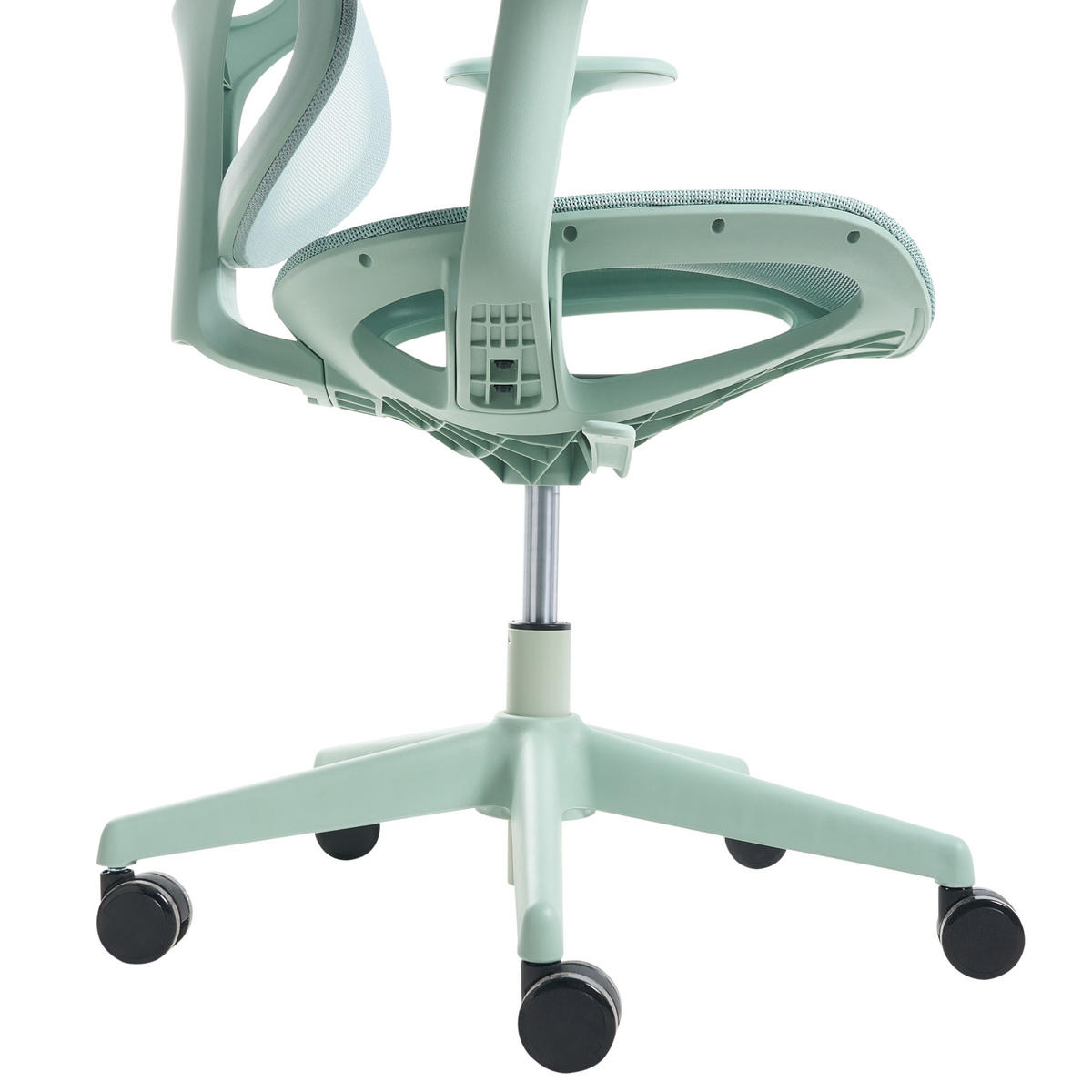 BÜROSTUHL Mintgrün Aeri - Mintgrün, Textil (60/93/60cm) - Beliani