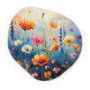 WANDBILD Blumen - Natur - Aquarell - Kunst 60x60 cm - Multicolor, Kunststoff (60/60cm) - MuchoWow