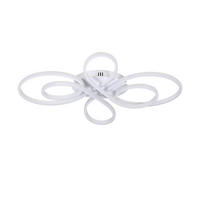 LED-DECKENLEUCHTE Lenzk 26.5/3.5/40 cm - Weiß, Metall (40/26.5/3.5cm) - ZMH