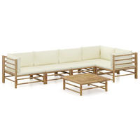 GARTENSET Revak 6-teilig - Weiß, Naturmaterialien - Nettlife