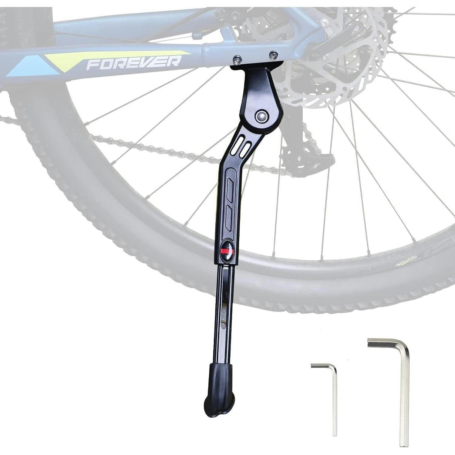 FAHRRADSTÄNDER Aluminium für 24-29 Zoll Fahrräder - Silberfarben, Metall (7.8/5.5/34.5cm)