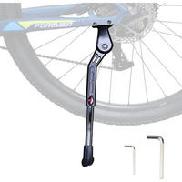 FAHRRADSTÄNDER Aluminium für 24-29 Zoll Fahrräder - Silberfarben, Metall (7.8/5.5/34.5cm)