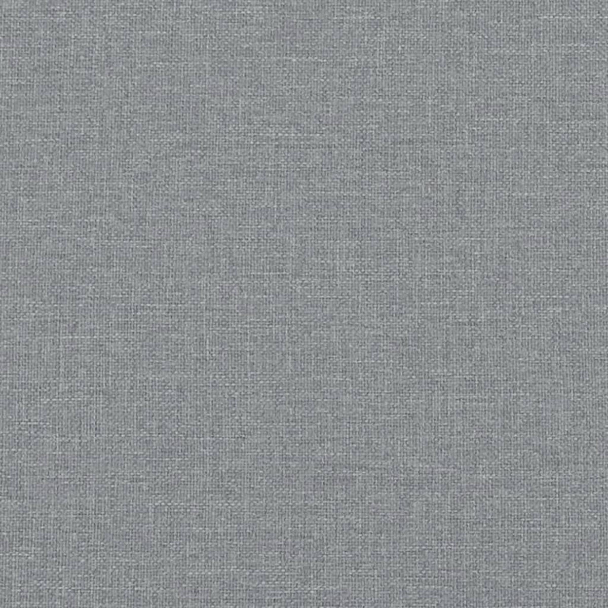 BETTGESTELL Ohne Matratze Hellgrau 90/200 Cm Stoff - Hellgrau, Textil (90/200cm) - vidaXL