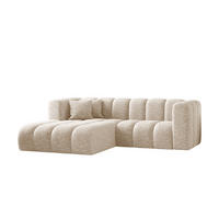 ECKSOFA L-form Sofa Grand modular stoff Haga Ecru Links - Ecru, Holz (179/227cm) - Kaiser Möbel