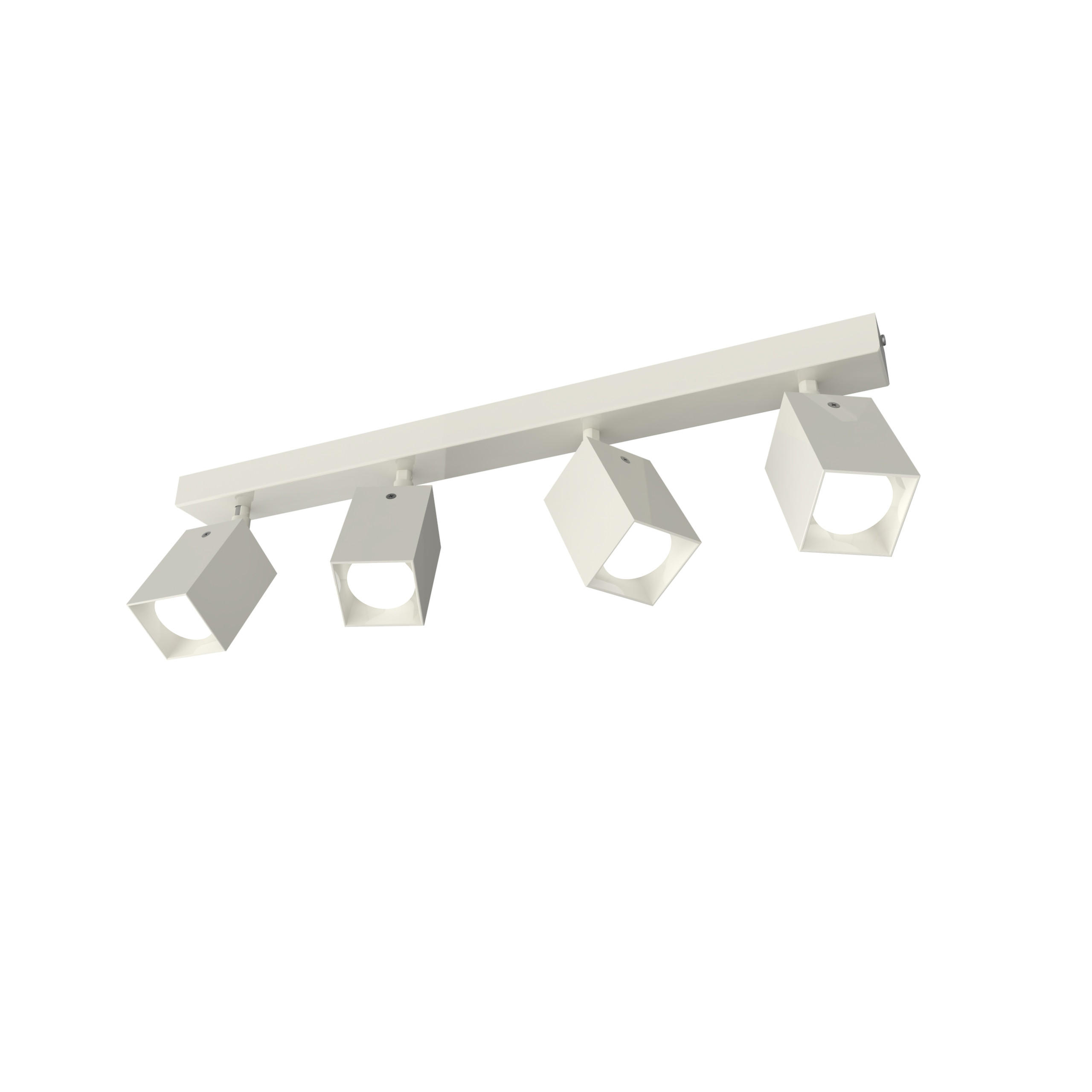Lumicom Deckenleuchte Weiß Hochglanz 60x18x6 cm