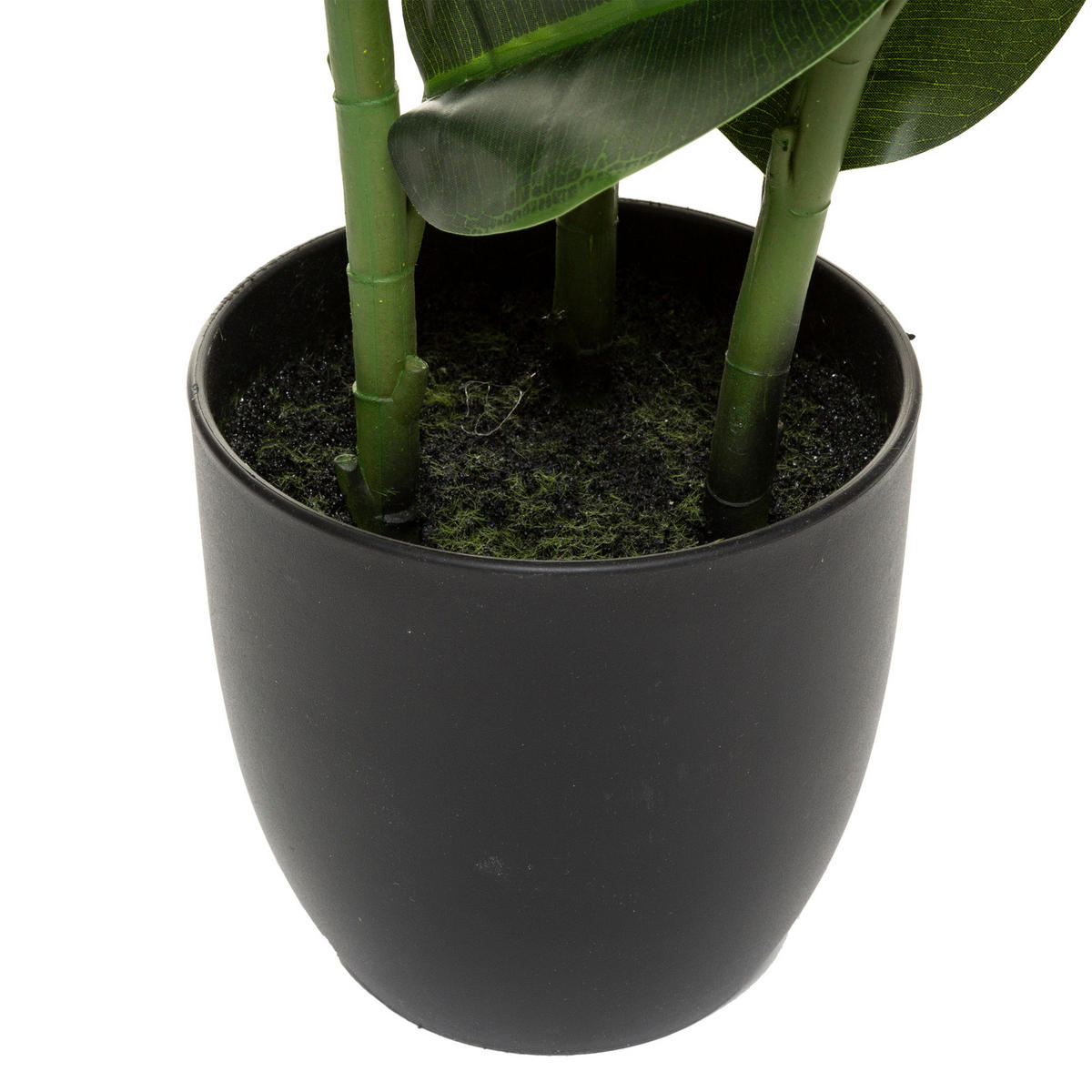 GUMMIBAUM im Topf 40/40/120 cm - Grün, Kunststoff (120cm) - Atmosphera Createur d´interieur