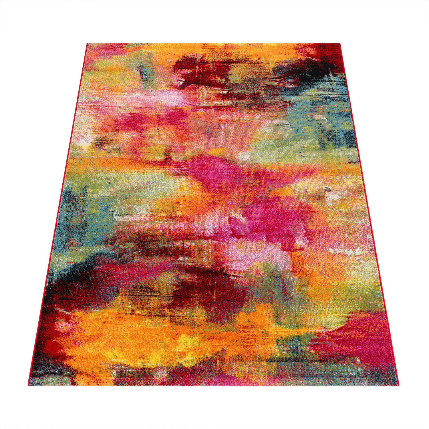 KURZFLORTEPPICH, abstrakt, aus Polypropylen, Florhöhe 12 mm, Mehrfarbig, 160 x 230 cm - Multicolor, Textil (160/230cm) - KADIMA DESIGN