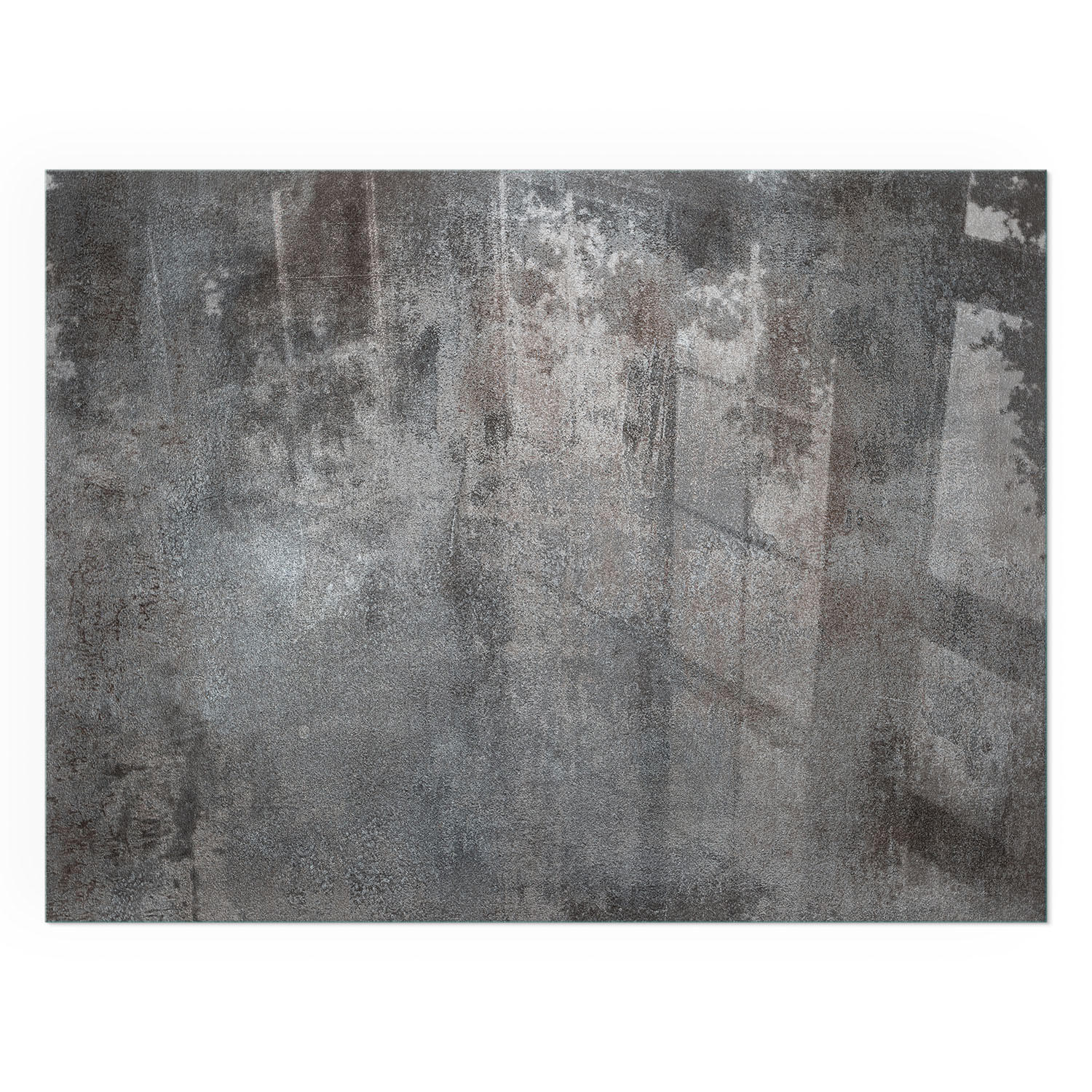 GLASPLATTE für Kamin 80x60 cm - Grau, Glas (80/60/0.4cm) - TULUP