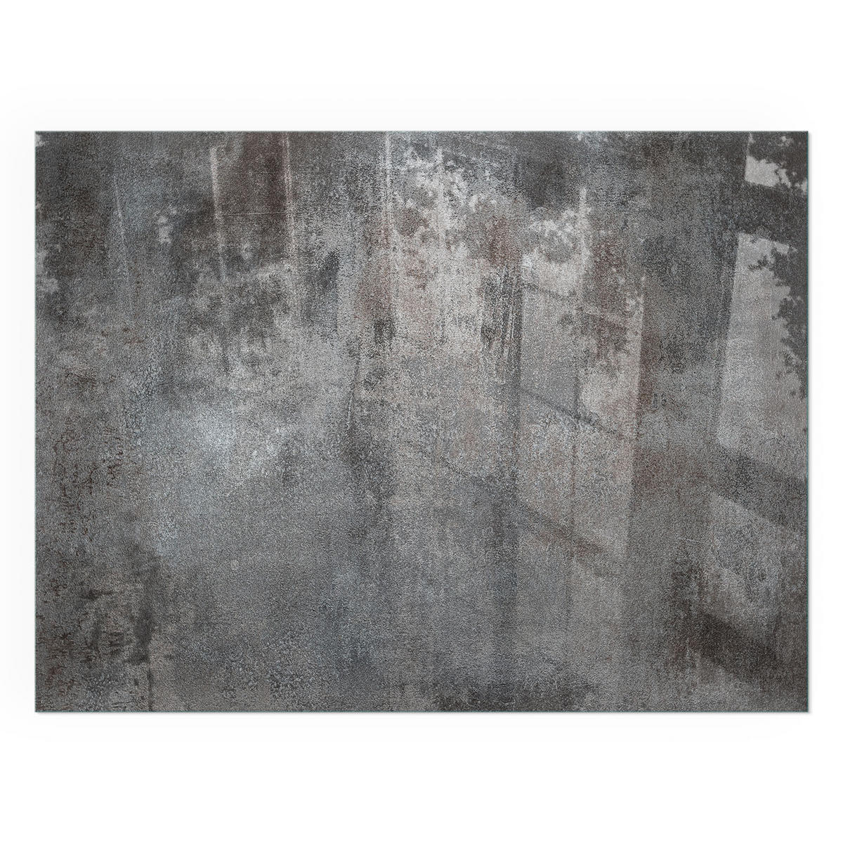 GLASPLATTE für Kamin 80x60 cm - Grau, Glas (80/60/0.4cm) - TULUP