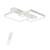 LED-DECKENLEUCHTE Carsten 61/47/6 cm - Weiß, Metall (61/47/6cm) - Nettlife
