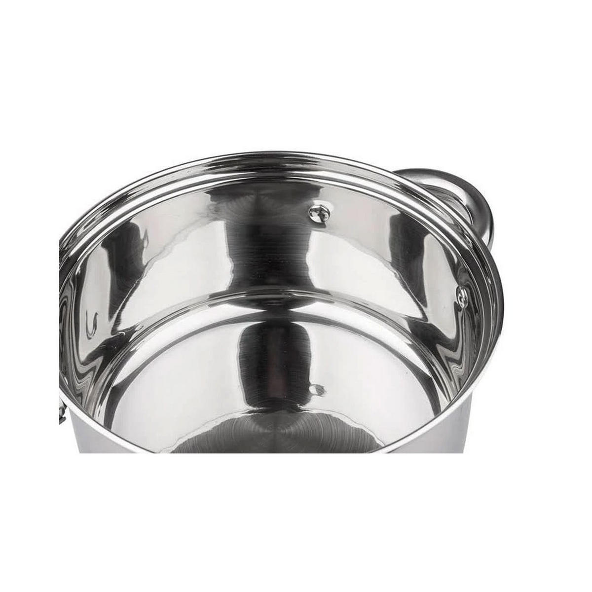 TOPF Silber 24/24/11.5 cm KH3319 - Silberfarben, Metall (24cm) - Kinghoff 