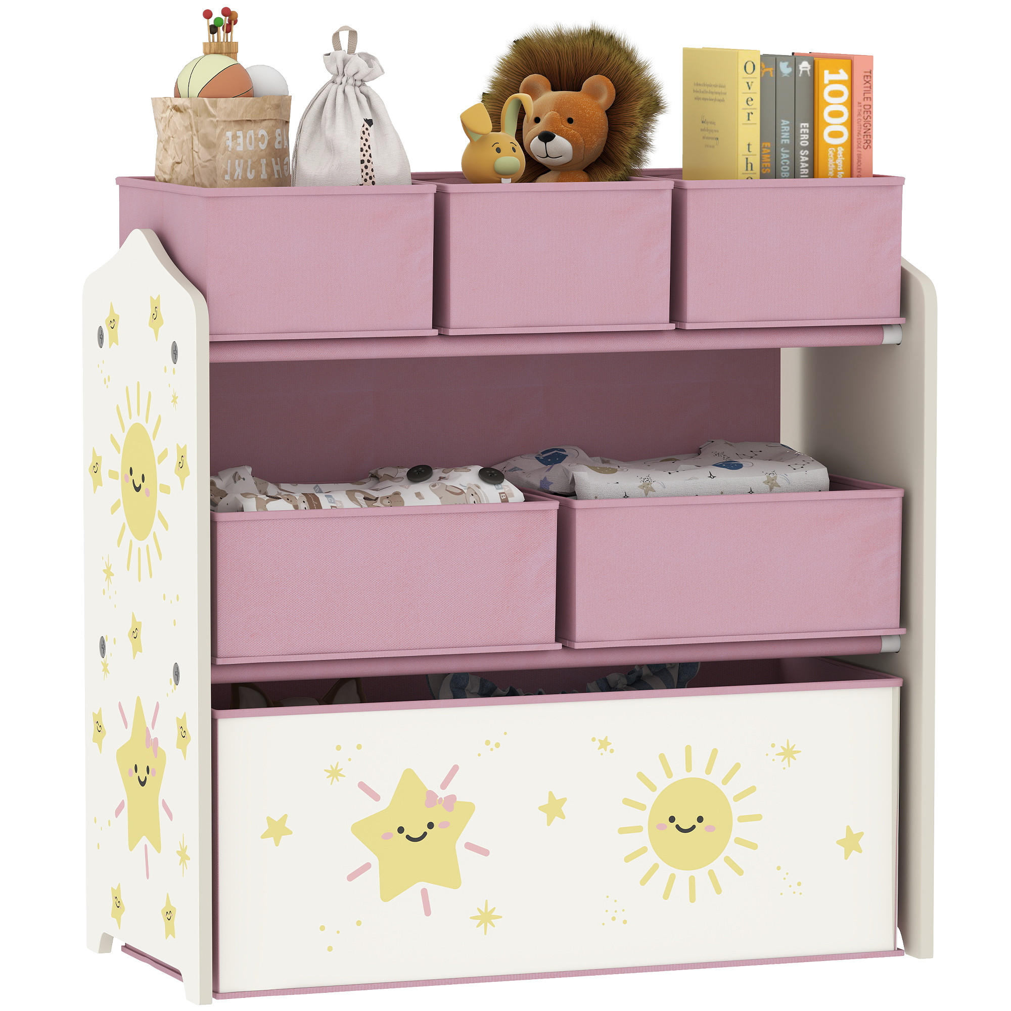 ComfortXL Kinderregal Pink 63x66x30 cm