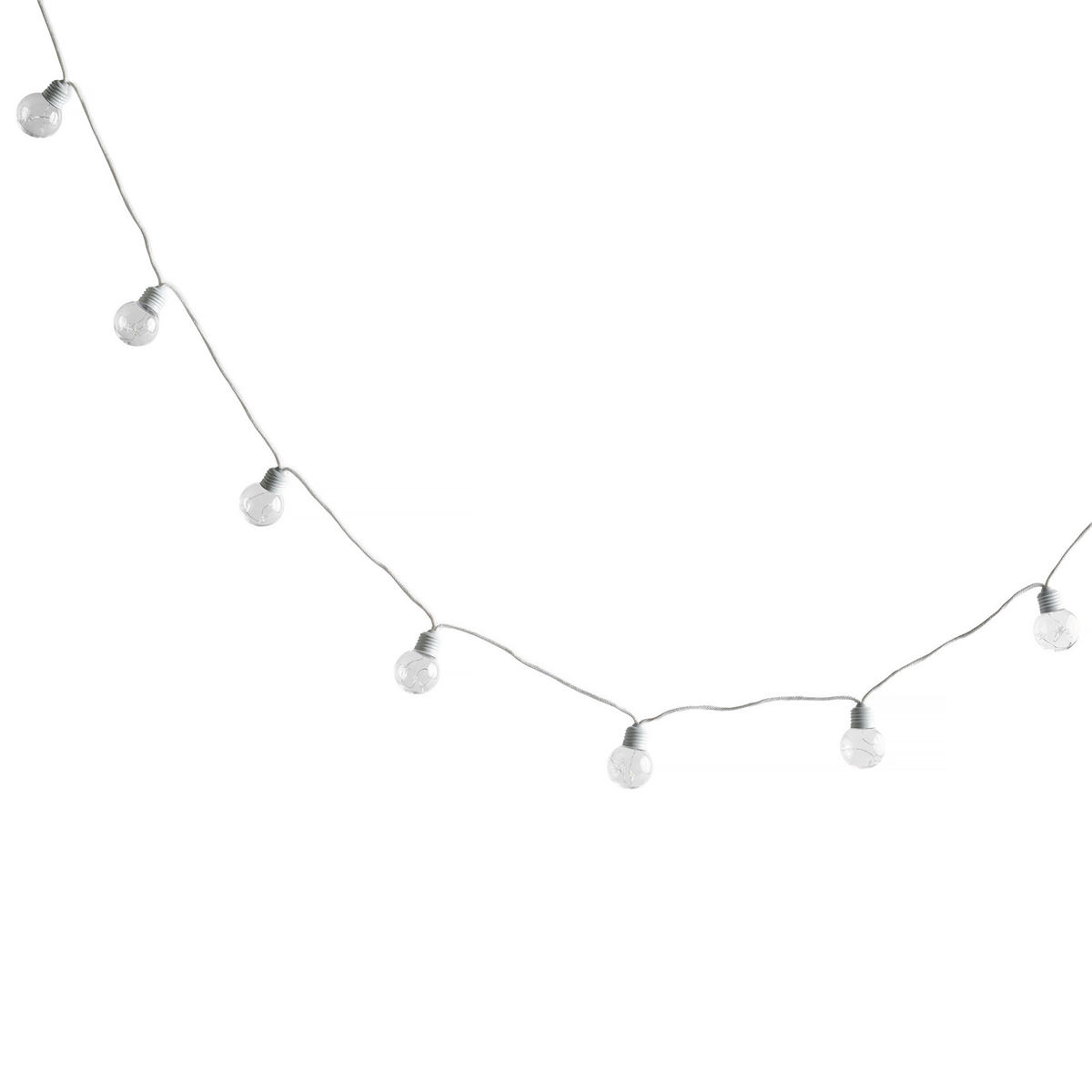 LICHTERKETTE Starsio, LED-Leiste, 255cm, weiß, Dekorative Weihnachtsdeko - Weiß, Kunststoff (255cm) - home&you