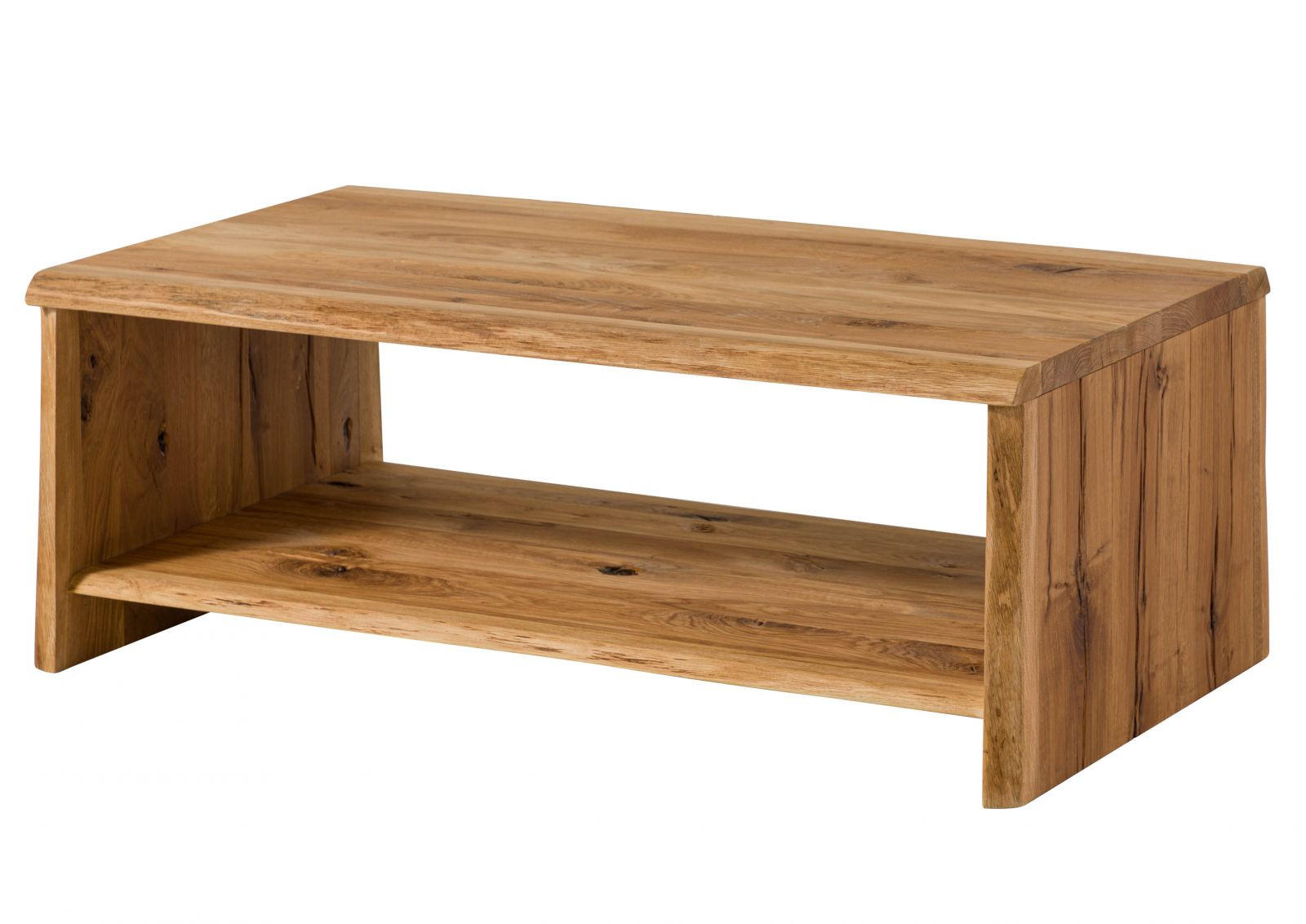COUCHTISCH Wildeiche 120x70x45 natur geölt PURE OAK #308 - Braun, Holz (120/70/45cm) - Massivmoebel24