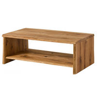 COUCHTISCH Wildeiche 120x70x45 natur geölt PURE OAK #308 - Braun, Holz (120/70/45cm) - Massivmoebel24