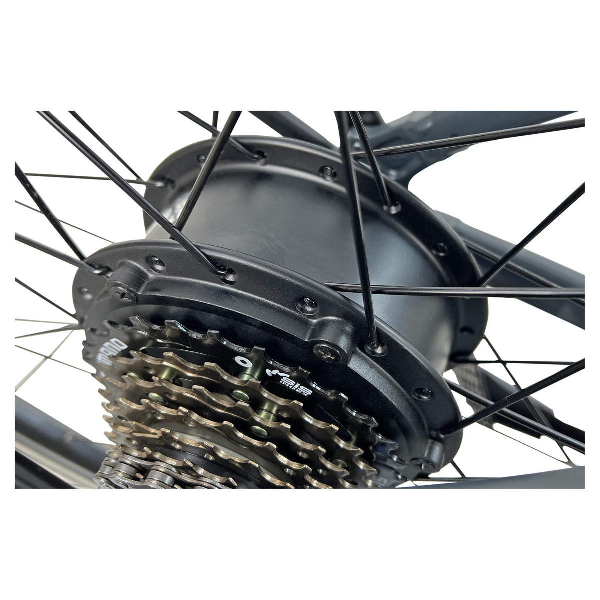 CITY E-BIKE 28" COUNTY, ANTHRAZIT - Anthrazit, Metall (125cm) - LLOBE