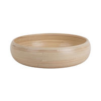 SCHALE Puro Sphere 30/30/8 cm - Braun, Naturmaterialien (30cm) - Present Time