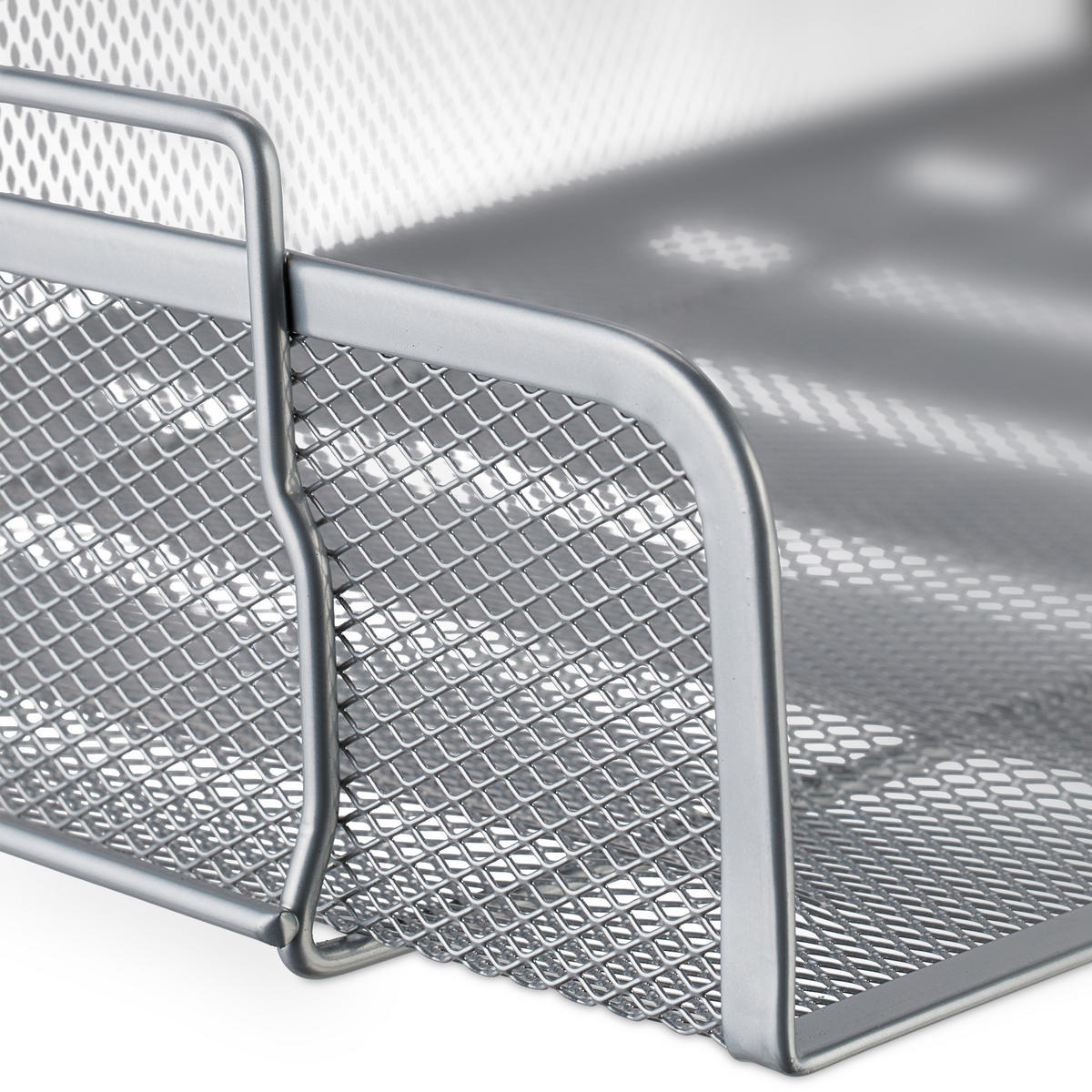 UKLADANIE súborov - strieborná, kov (36/8.5/25cm) - Relaxdays