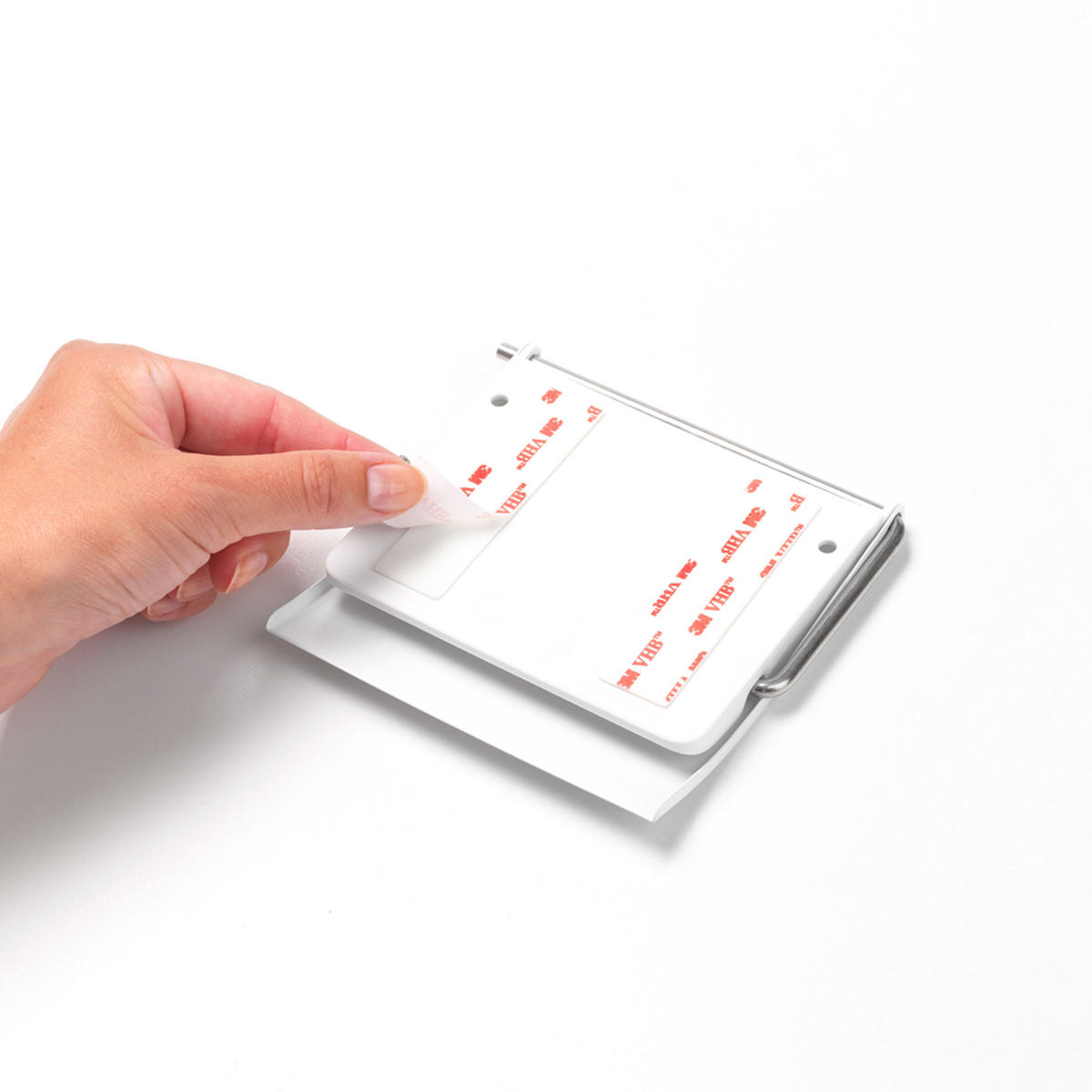 TOILETTENBÜRSTENGARNITUR ReNew, White / Weiß - Weiß, Metall (14.4/11.8/16.5cm) - Brabantia