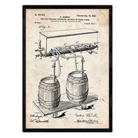 POSTER Kaltluftdruckgerät Patent A3 Rahmenlos - Klar, Papier (29.7/5/42cm) - Nacnic