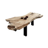 COUCHTISCH IBIZA - Beige/Schwarz, Holz/Metall (80/120/40cm) - SAM