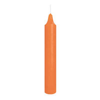 MARBLE Leuchterkerzen durchgefärbt Soft Orange 150 x 22 mm, 20er Set - Orange, Paraffin (2.2/15/15cm) - Wiedemann Kerzen
