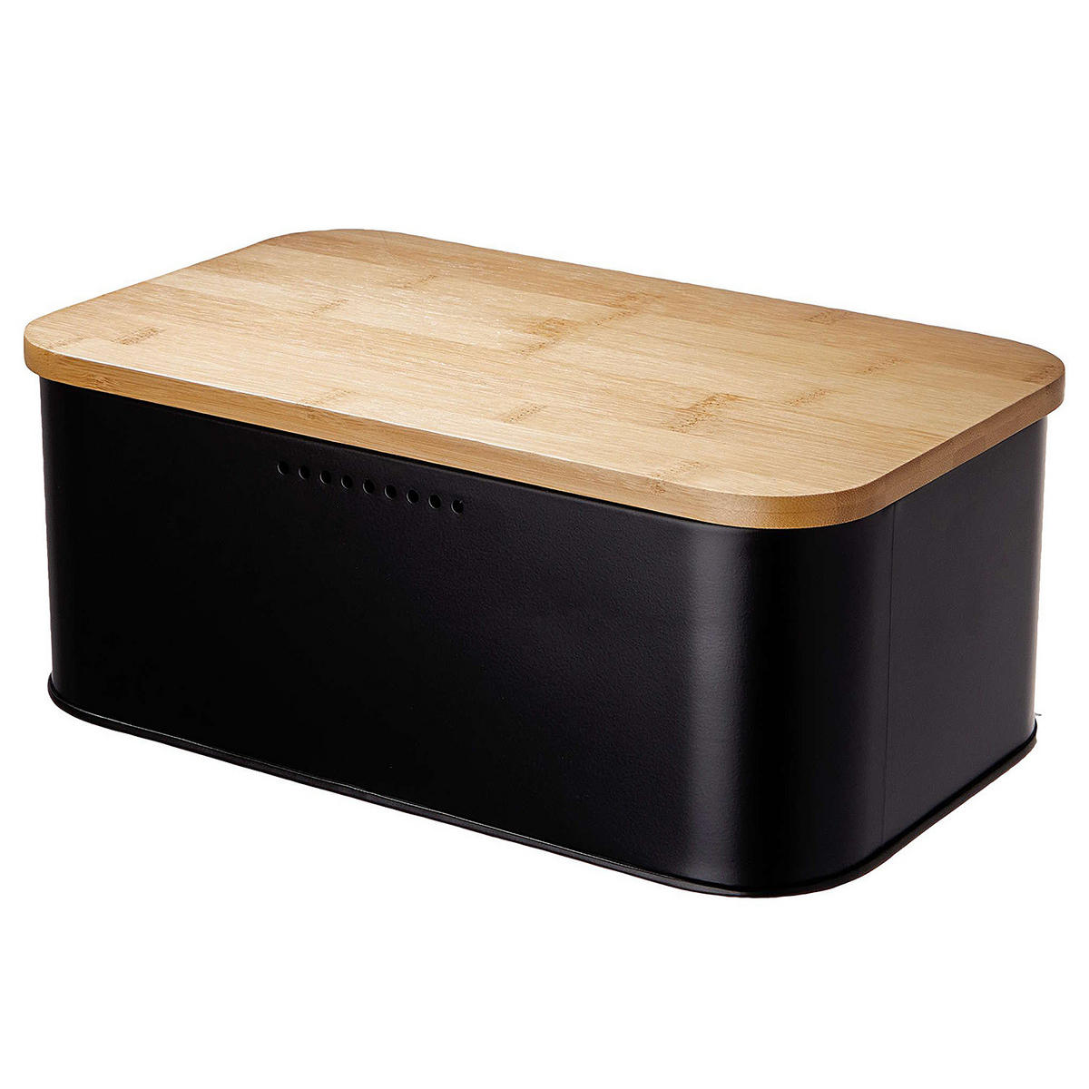 BROTBOX Bread 'N' Breakfast - Schwarz, Metall (18/13/31cm) - Butlers