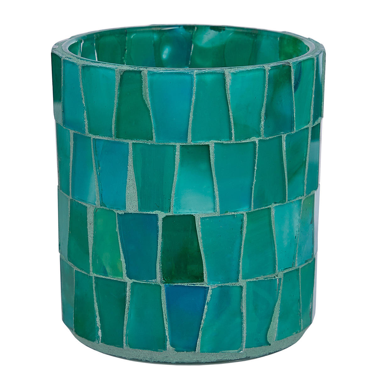 WINDLICHT (2er Set) Caribbean - Grün, Glas (8/9/8cm) - Butlers