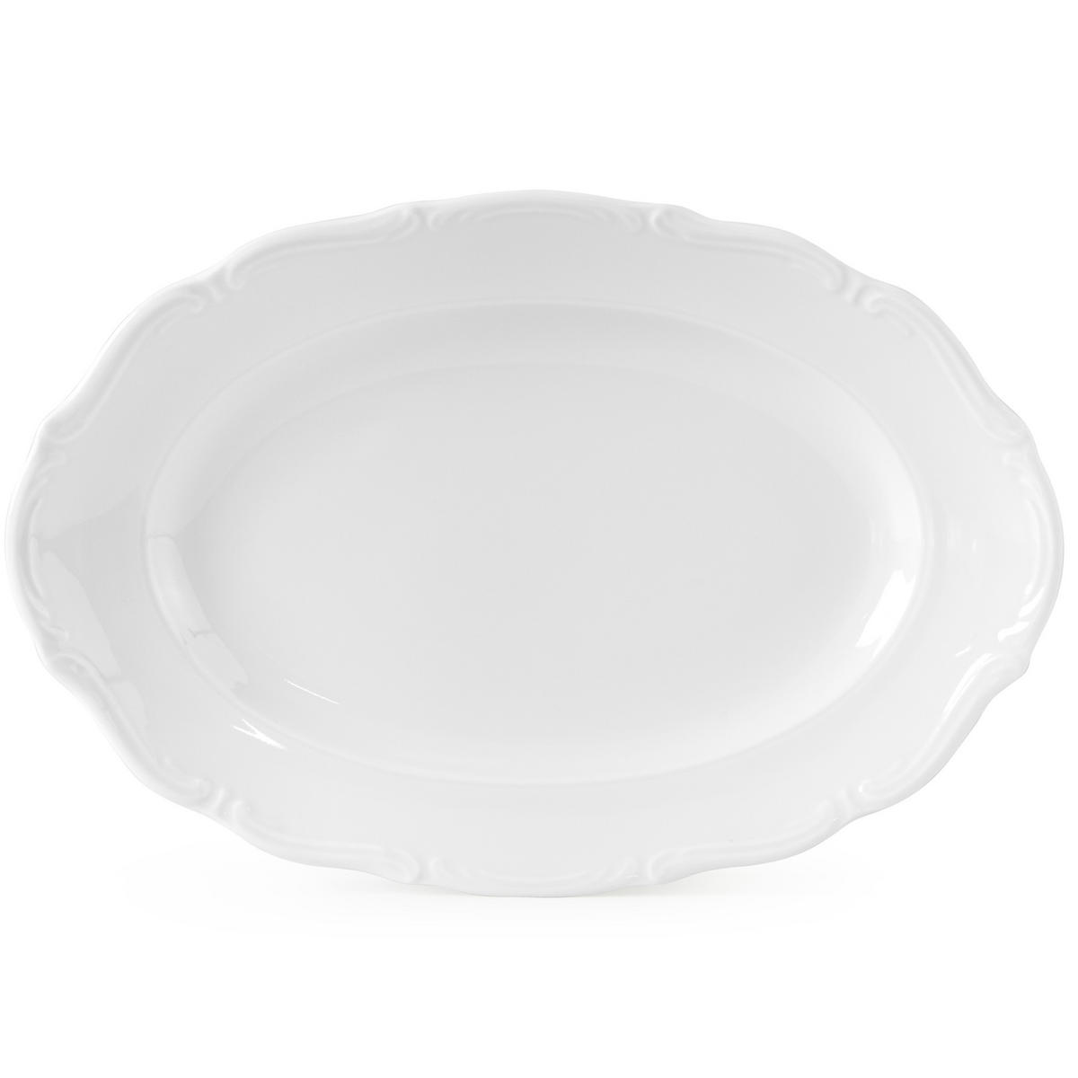 SERVIERPLATTE Chodziez MARIA TERESA - Weiß, Keramik (22/3/22cm) - KONSIMO®