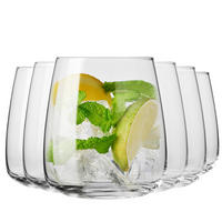 TRINKGLÄSER MODERN, 6ER-SET, 470 ML - Transparent, Glas (0.47L) - Krosno Glass
