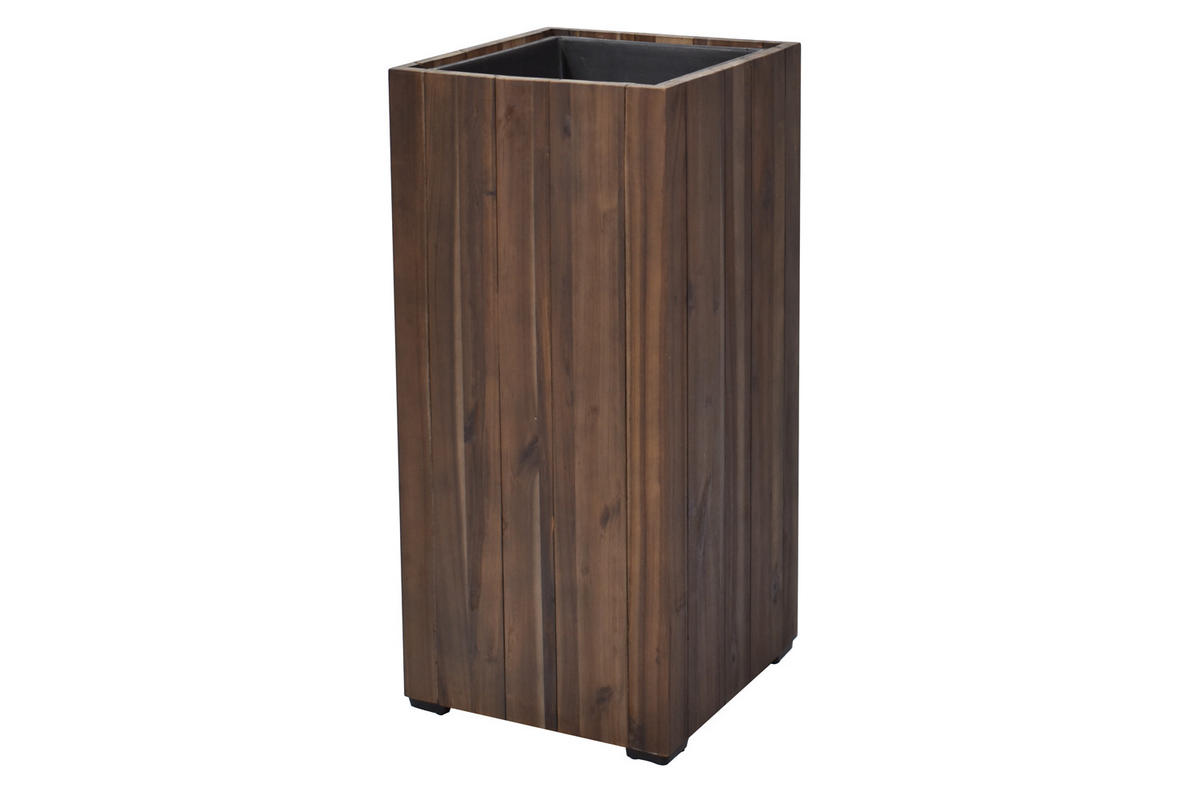 PFLANZKASTEN 33x72 cm, Braun, Akazienholz - Braun, Holz (33/72/33cm) - dasmöbelwerk
