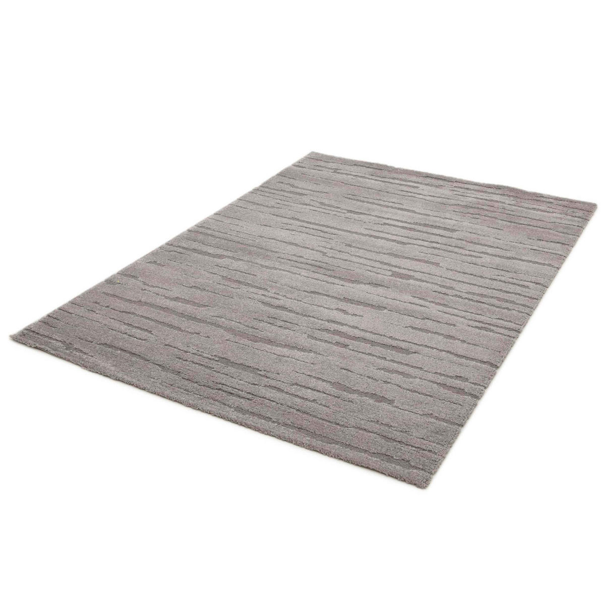 TEPPICH, Grau - Grau, Textil (160/230cm) - Oviala