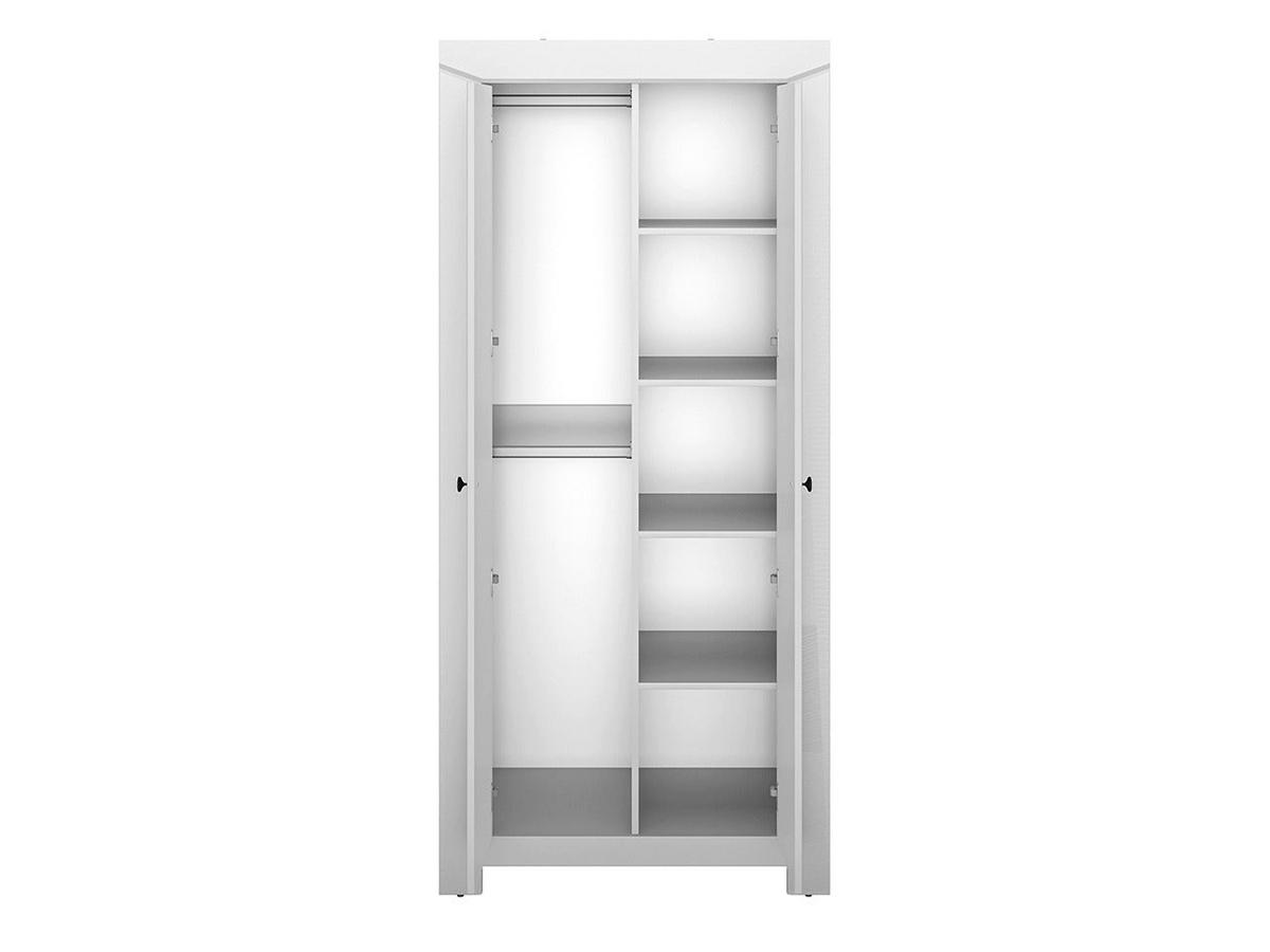 KLEIDERSCHRANK – 92 cm – Terni – Grau / Eichefarben - Eichefarben/Grau, Holzwerkstoff (91.5/200.5/51.5cm) - hi-markt