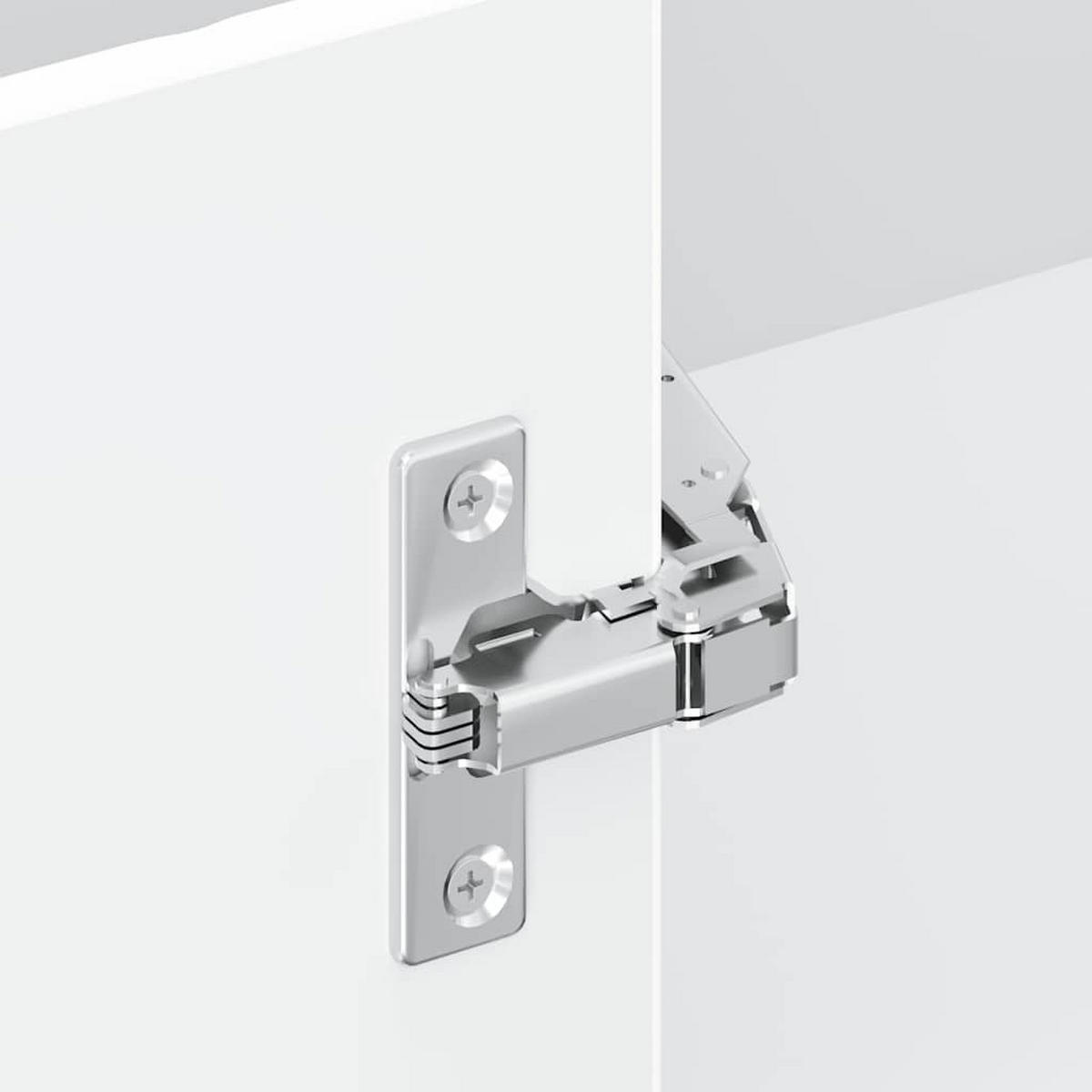 ECKUNTERSCHRANK Lucca mit 2 Türen 75,5/75,5/81,5 cm aus Holzwerkstoff Weiß - Weiß, Holz (75.5/81.5/75.5cm) - vidaXL