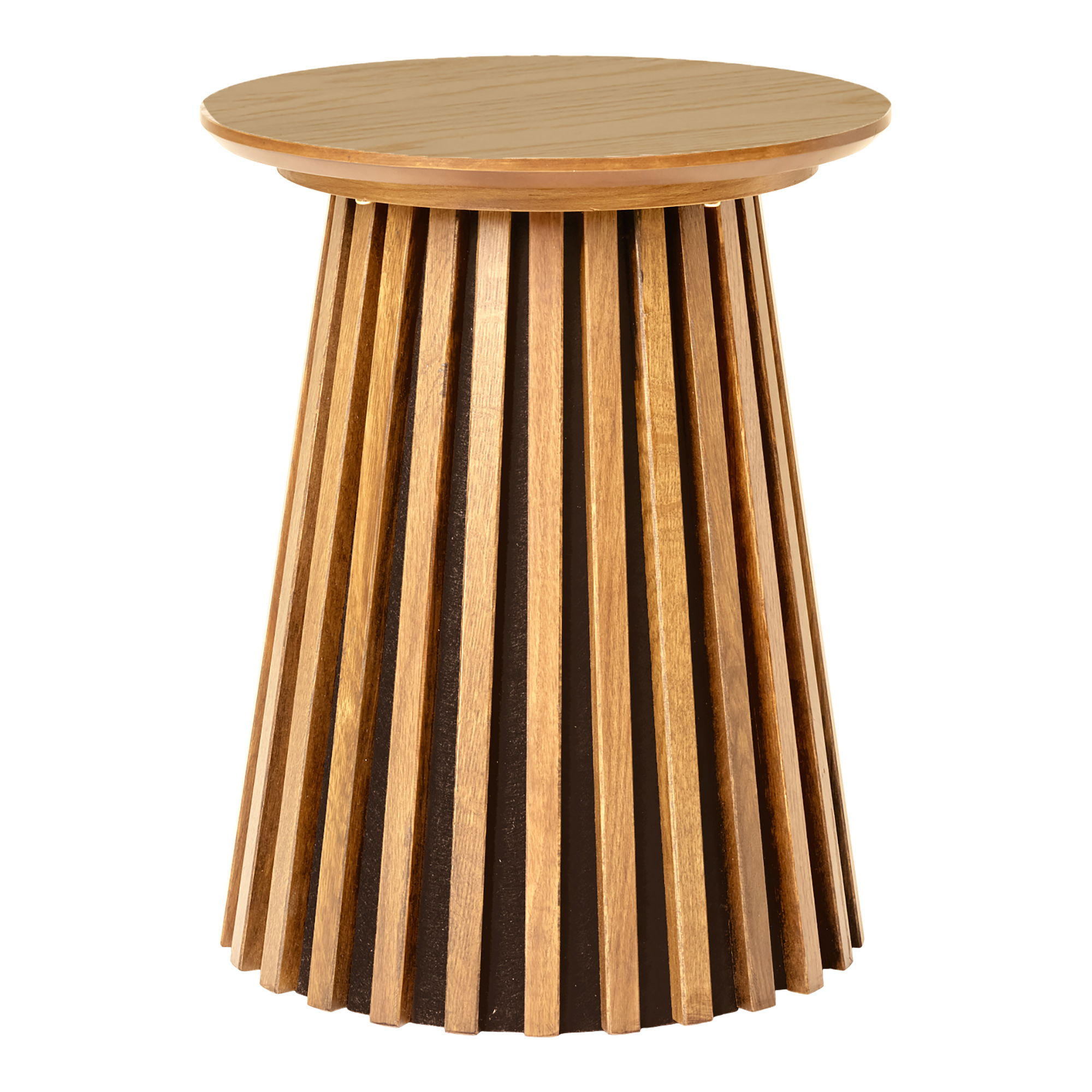 BEISTELLTISCH Osaka rund - Naturfarben, Holz (40/50/50cm) - tinkaro