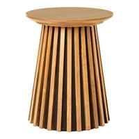 BEISTELLTISCH Osaka rund - Naturfarben, Holz (40/50/50cm) - tinkaro