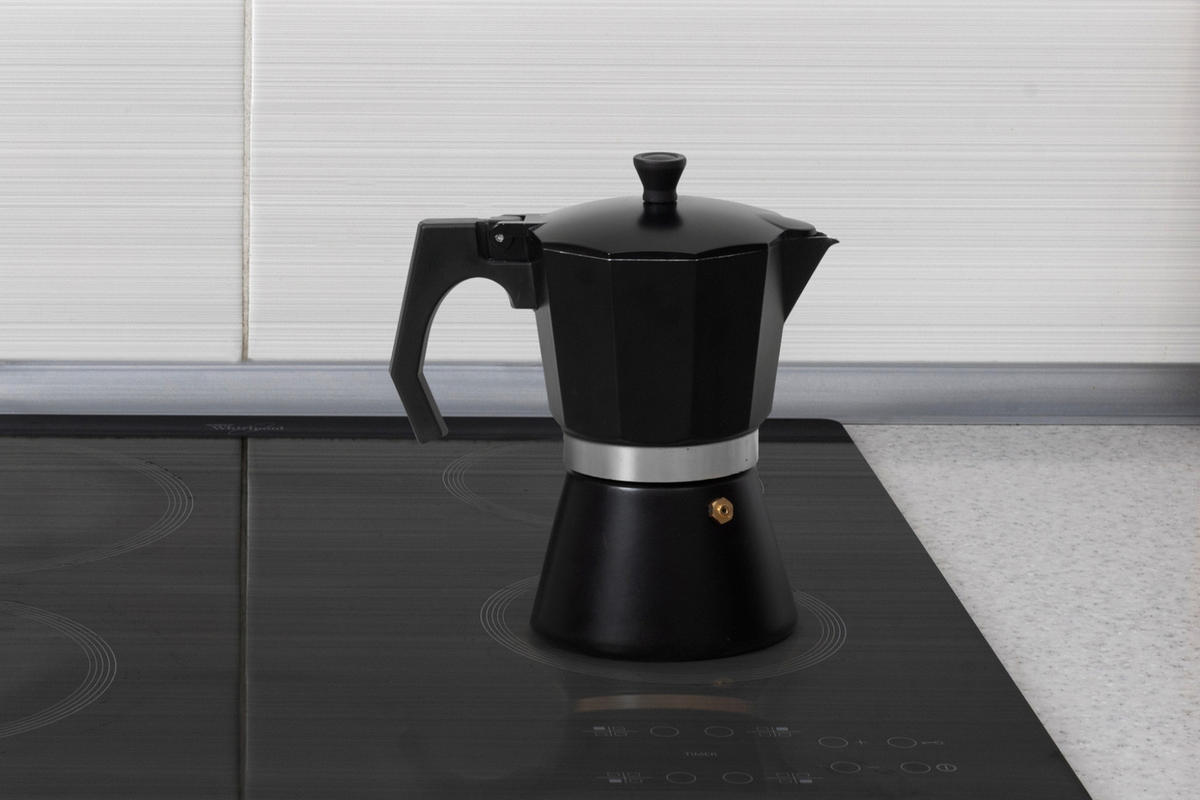 ESPRESSOKOCHER Aluminium 300 ml - Schwarz, Metall (18/18/10.5cm)