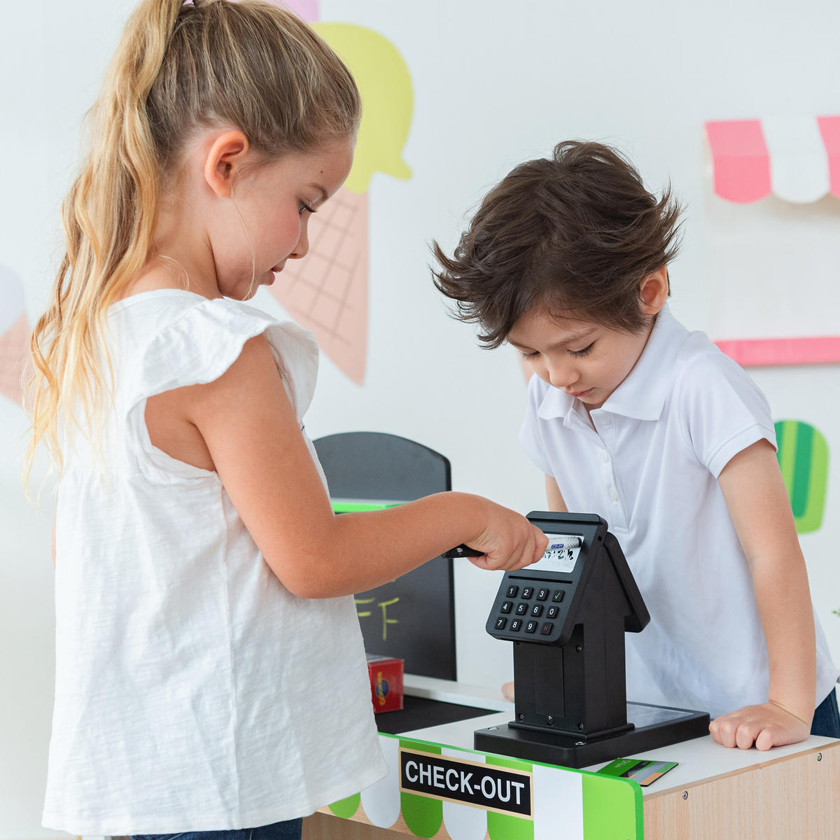 SPIELKASSE Austin, Grün, 79cm - Grün, Holzwerkstoff (33/79/84cm) - Teamson Kids