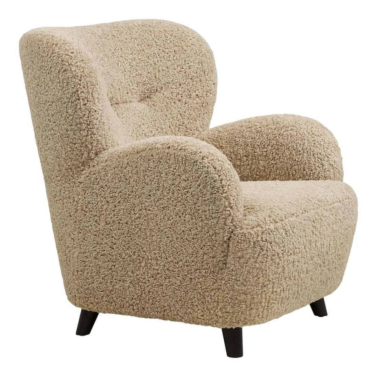 SESSEL, Disa, Braun, Polyester, 84 x 86 x 87 cm - Braun, Textil (84/87/86cm) - ebuy24