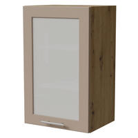 KÜCHENHÄNGESCHRANK Brerra W2S/45 Eiche Artisan / RAL 1019 graubeige Matt 45 / 32,5 / 72cm - Graubraun/Eiche Artisan, Holz/Holzwerkstoff (45/72/32.5cm) - Feldmann-Wohnen