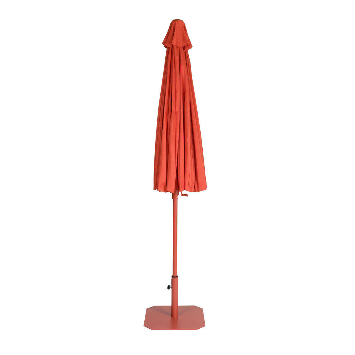 SONNENSCHIRM Sunshine Set Rot - Rot, Kunststoff (250/250cm) - Zuiver