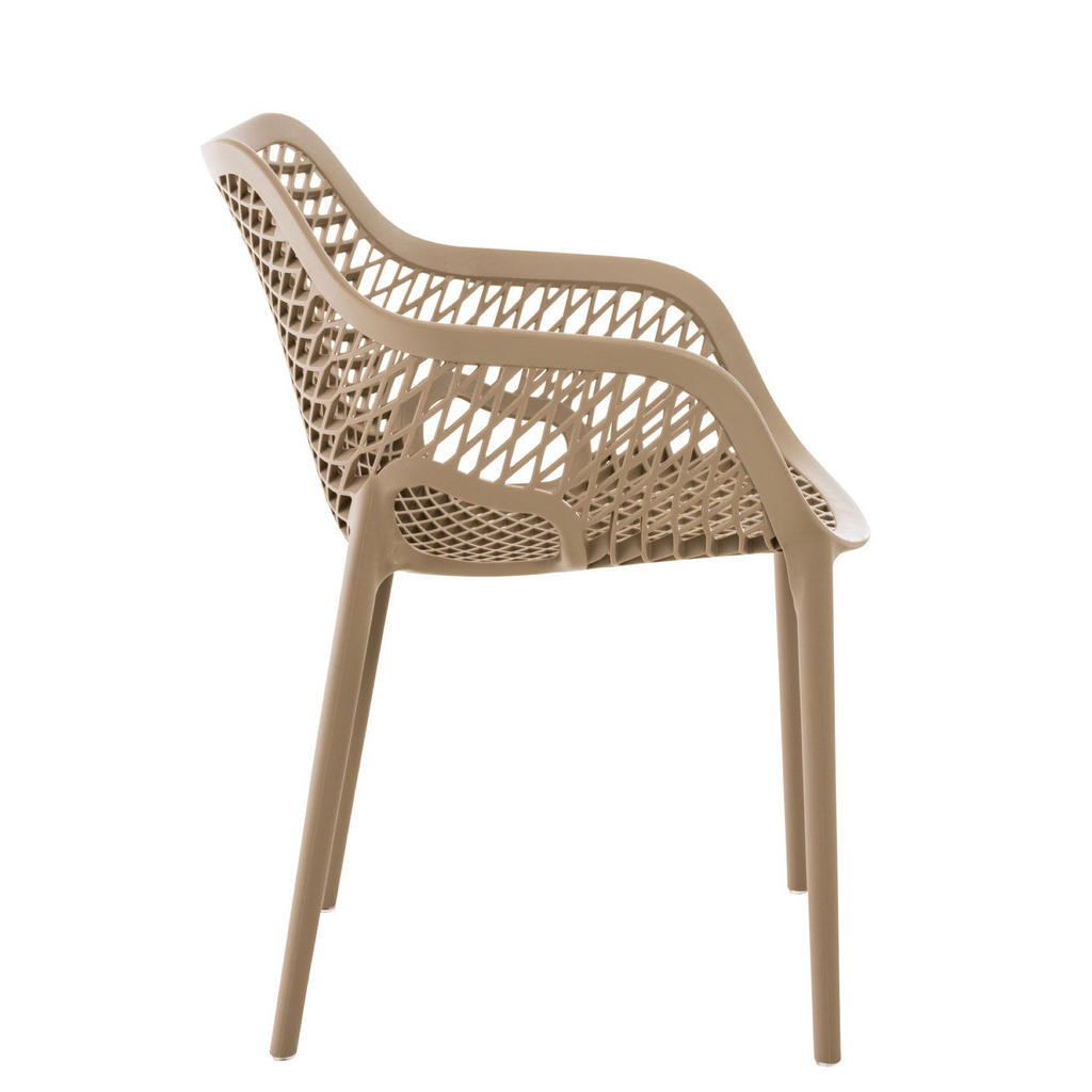 Thumbnail - TPFGarden Gartenstuhl, Braun, Kunststoff, 57x60x81 cm, Gartenmöbel, Gartenstühle, Gartenstühle