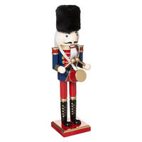 WEIHNACHTSFIGUR Nussknacker Holz 25 cm - Multicolor, Holz (6/25/7.5cm) - Atmosphera Createur d´interieur