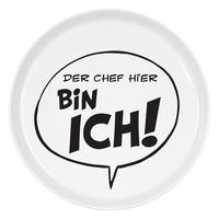 TELLER Coup Asterix - Der Chef hier bin ich - Naturfarben, Keramik (20.2/20.2/2cm) - Könitz
