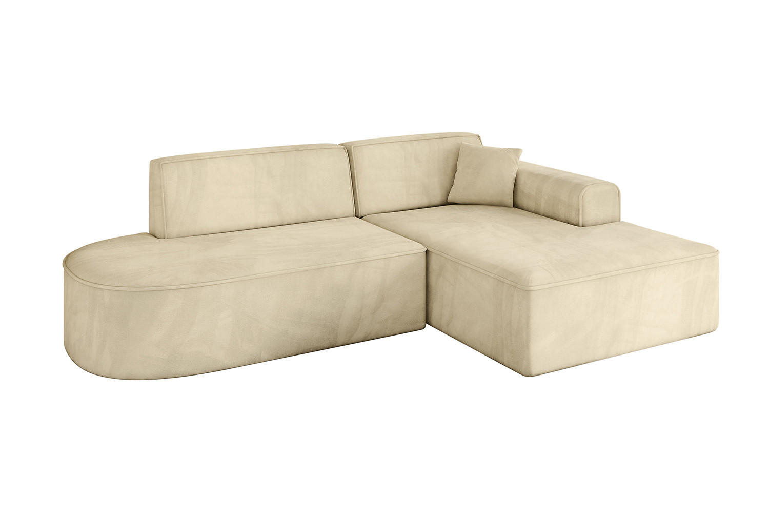 Altdecor Ecksofa Taupe 232x165 cm