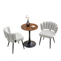 ESSGRUPPE DE-39413 3-teilig, mit 2 Stühlen Grau - Grau, Holzwerkstoff (60/72/60cm) - ComfortXL