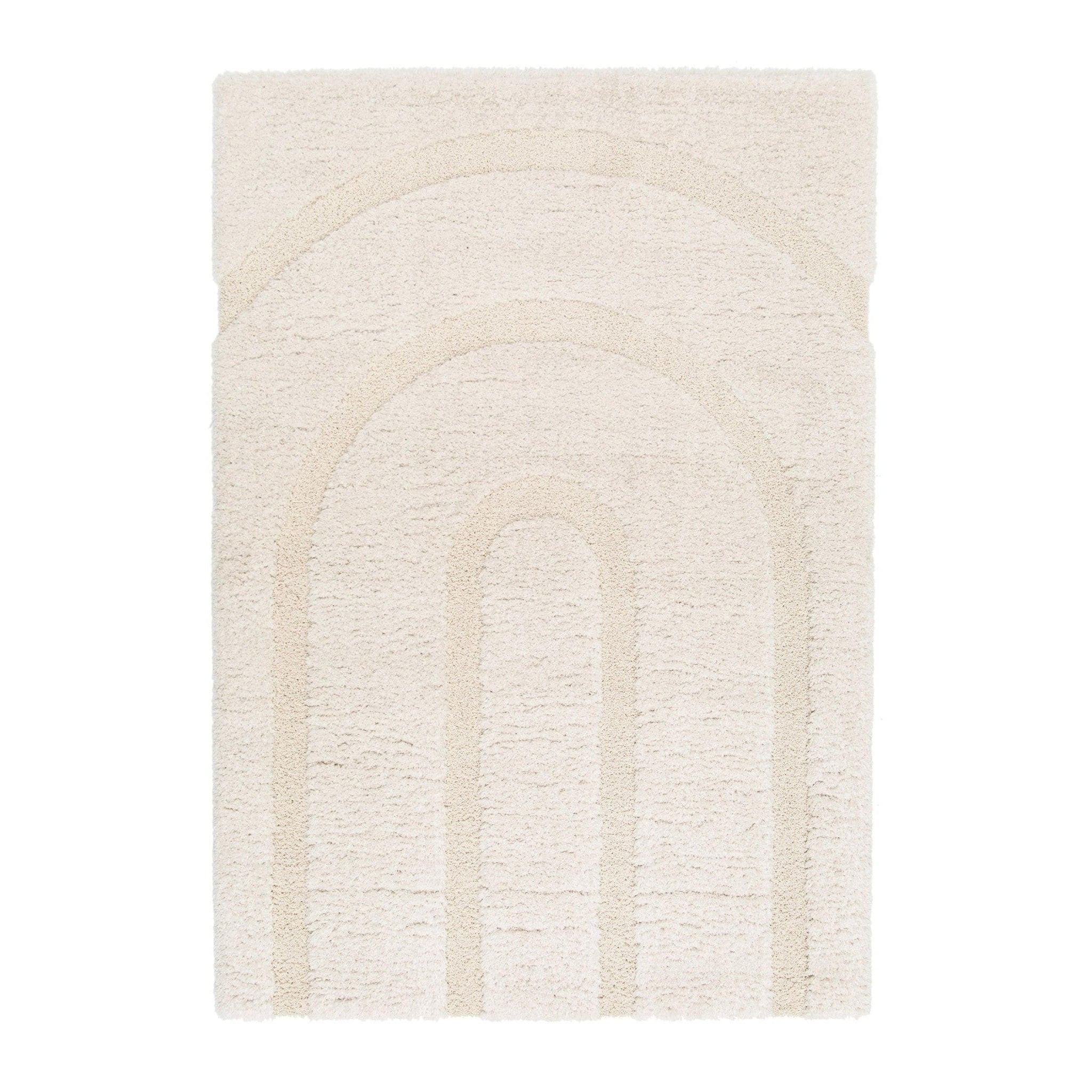 TEPPICH ultrafein aus recycelten Fasern beige - Beige, Textil (120/170cm) - AFK Living